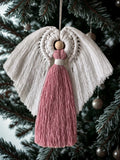 ANGE DECORATIF en macramé