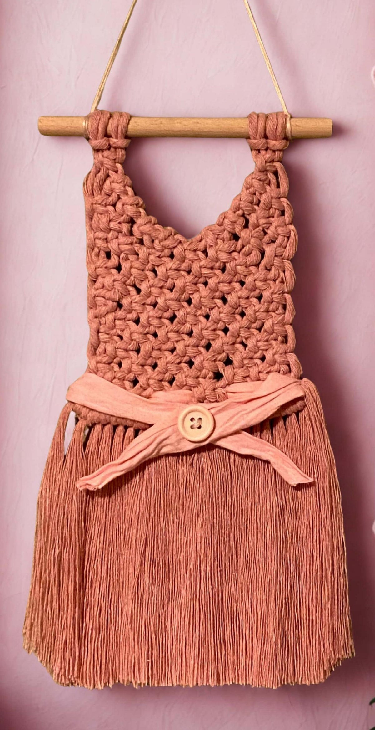 ROBE EN MACRAME - Décoration chambre d'enfant