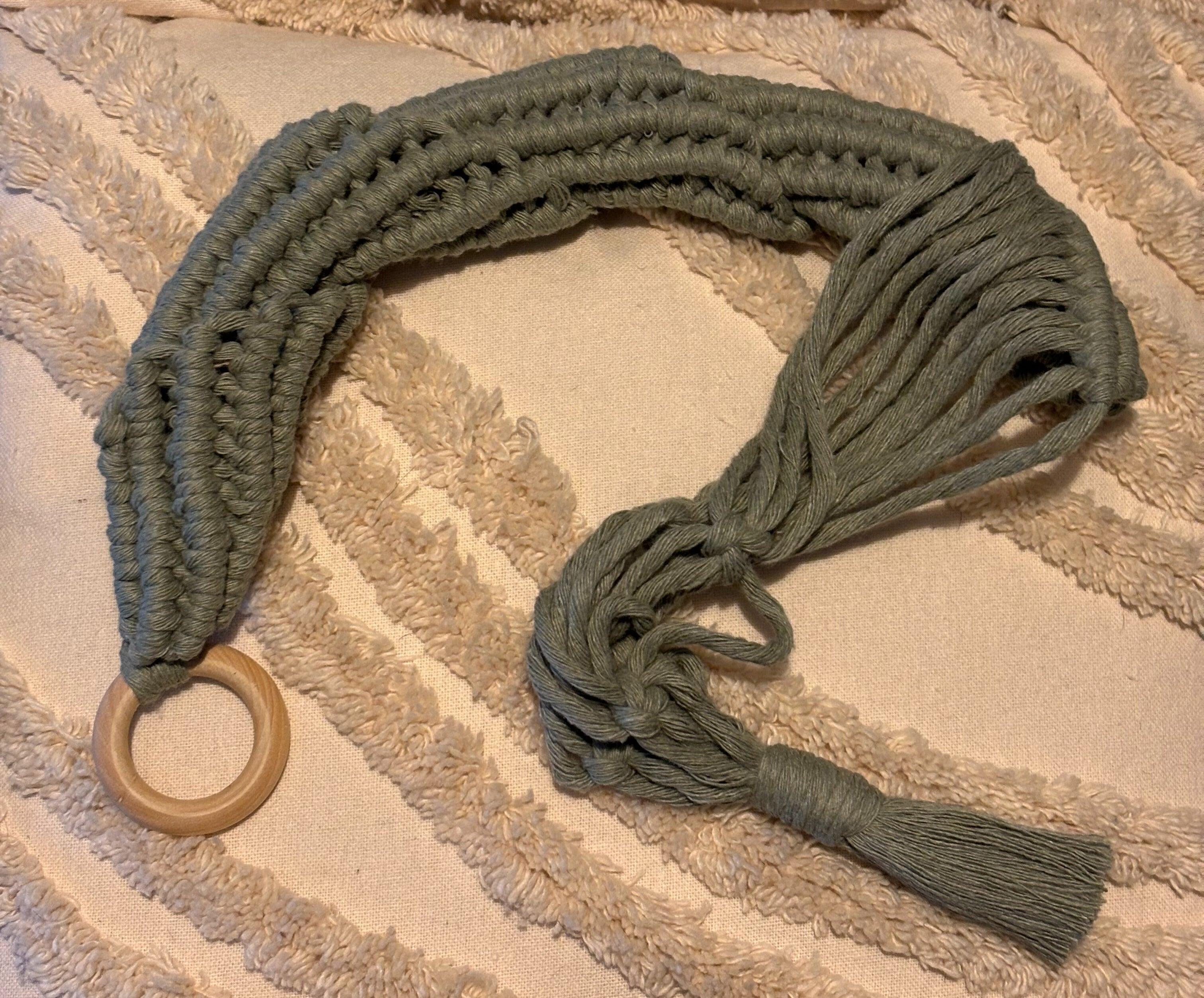 🌿 PORTE-PLANTE SPIRALE SUSPENDU, macramé – décoration murale bohème 🌿