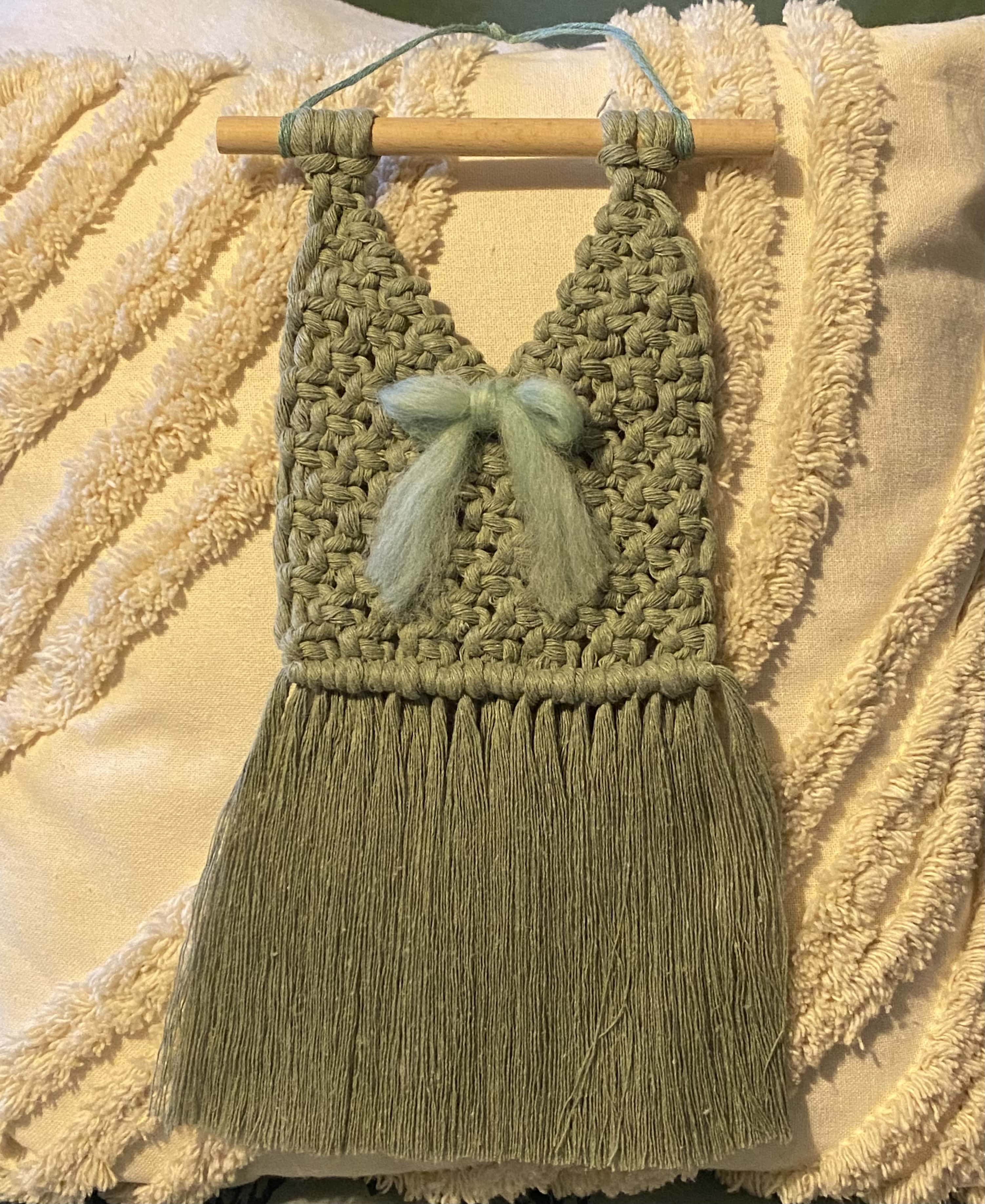 ROBE EN MACRAME - Décoration chambre d'enfant