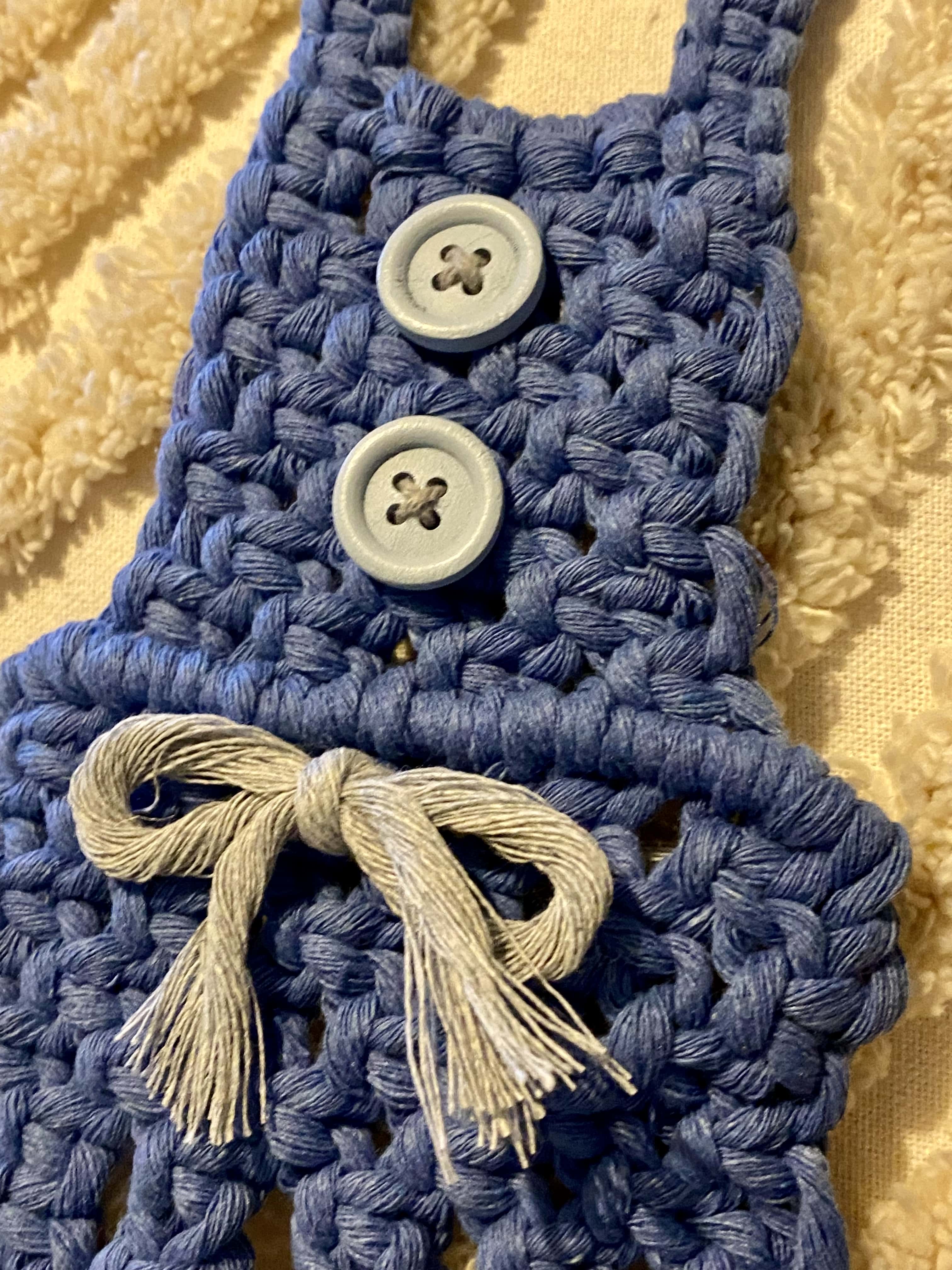 SALOPETTE EN MACRAME - Décoration chambre d'enfant