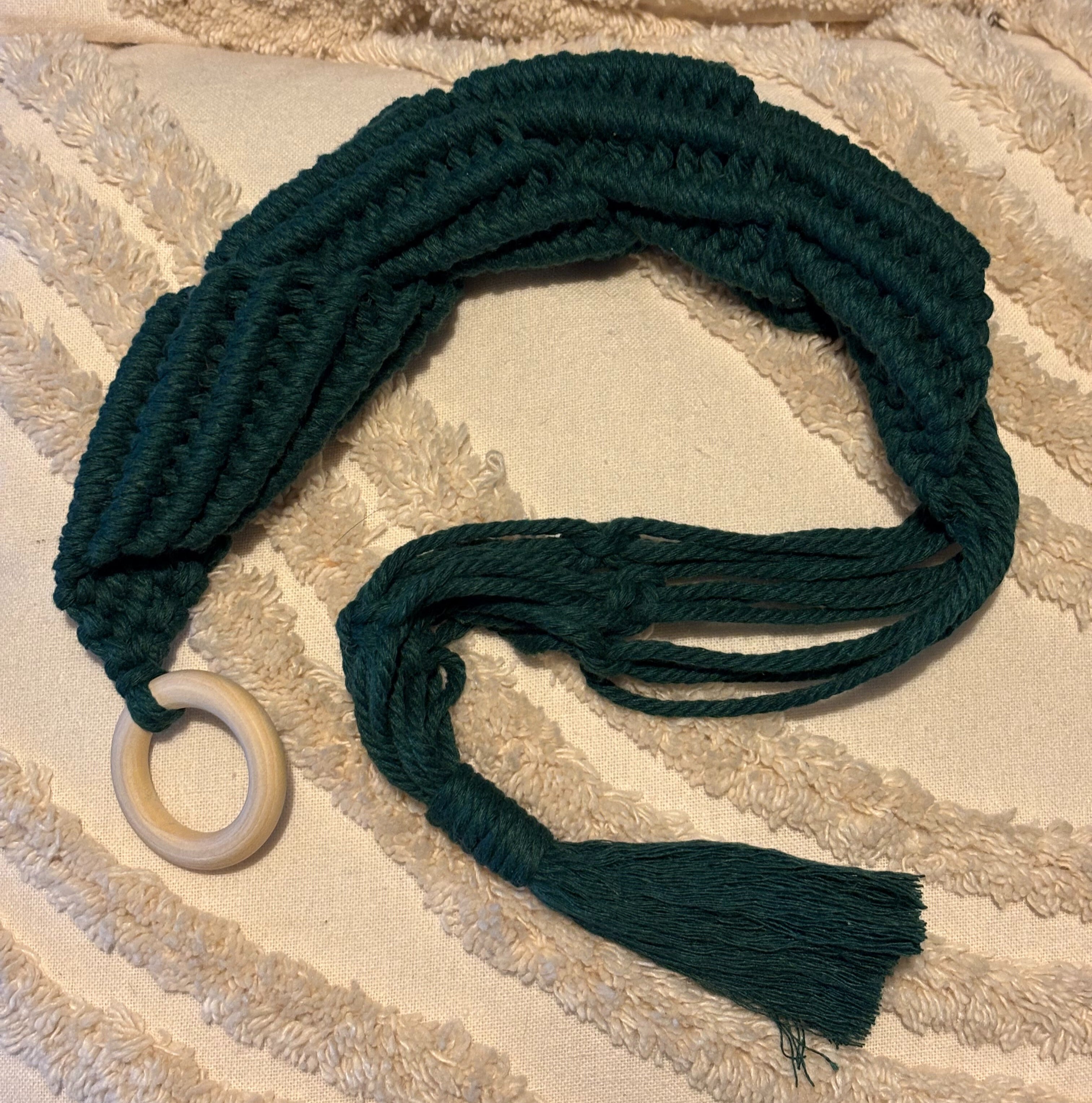 🌿 PORTE-PLANTE SPIRALE SUSPENDU, macramé – décoration murale bohème 🌿