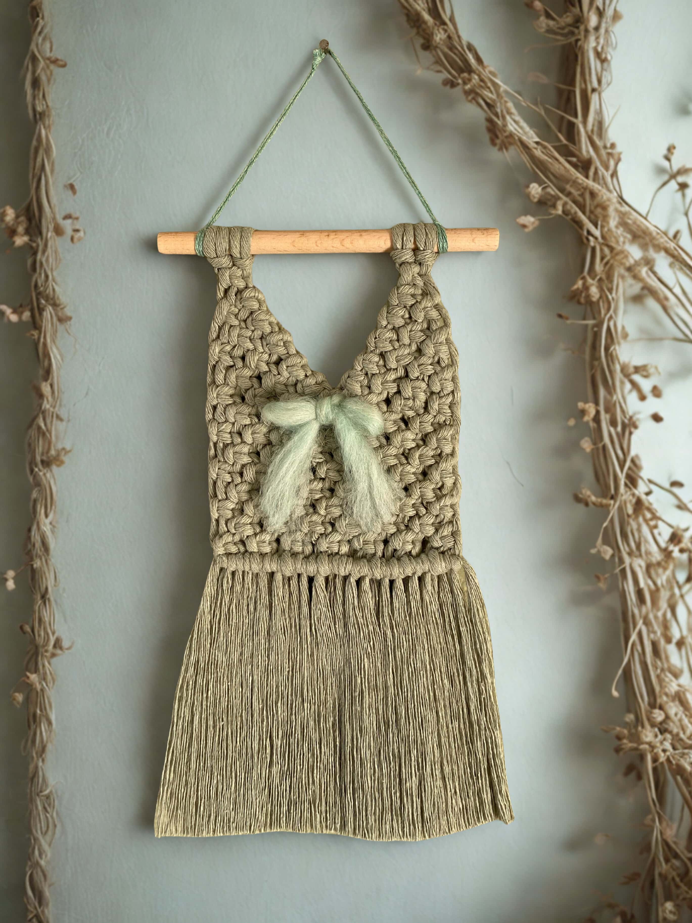 ROBE EN MACRAME - Décoration chambre d'enfant