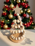 A - SAPIN en perles de bois